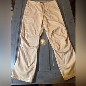 Cabela's All Season Ultimate‎ Comfort Pants Beige Khaki Men's 34x32 Cotton